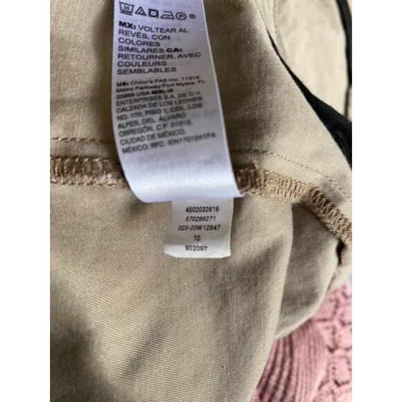 EUC White House Black Market Zip Front Military Jacket 10 - Picture 12 of 13